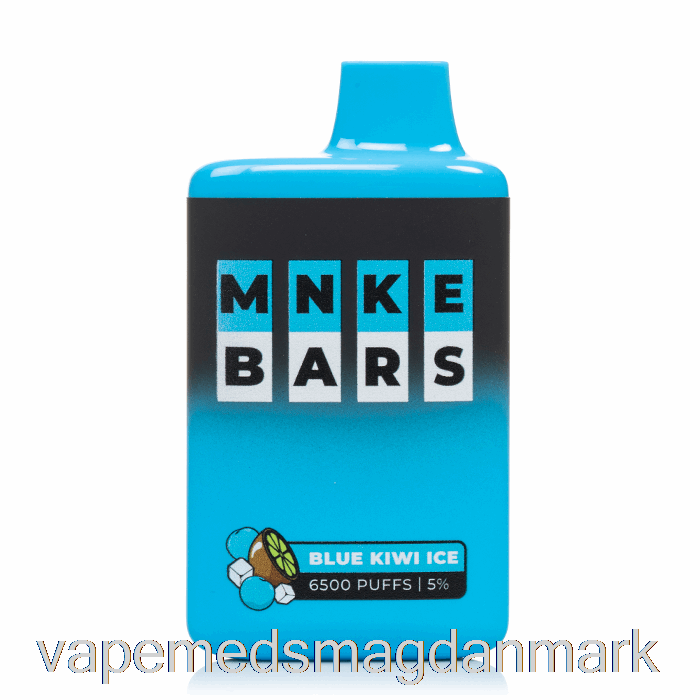 Vape Væske Mnke Bars 6500 Engangs Blå Kiwi Er